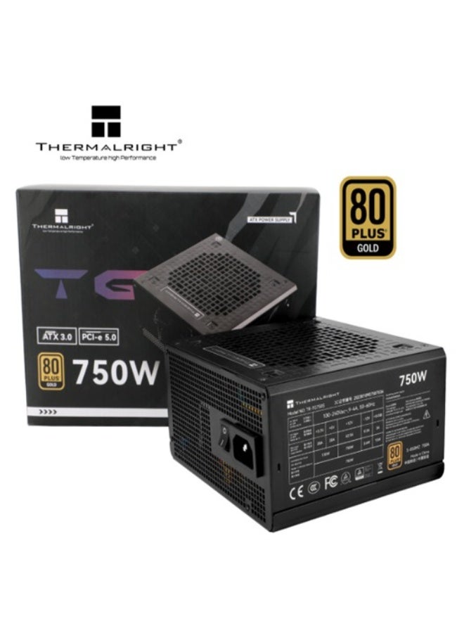 ثيرمالرايت مزود طاقة Thermalright TG750S – 750 وات – 80 PLUS Gold – أداء قوي للجيمينج - Image 1